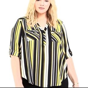 🦋TORRID HARPER Striped Top🦋